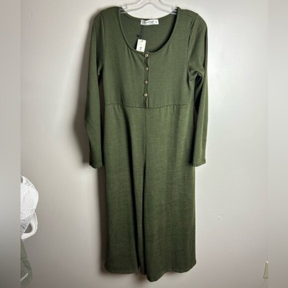 Three Bird Nest Simply Comfort Jumpsuit - Picture 4 of 11